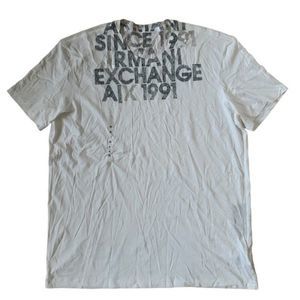 New White Armani Exchange Tshirt Size XL
